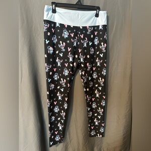 Stitch Valentine Leggings Size TC (12-20) used in good condition